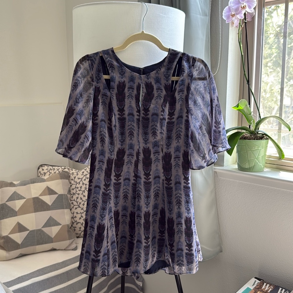 BCBG Flowy Romper with Cut outs